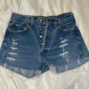Vintage LEVI homemade shorts